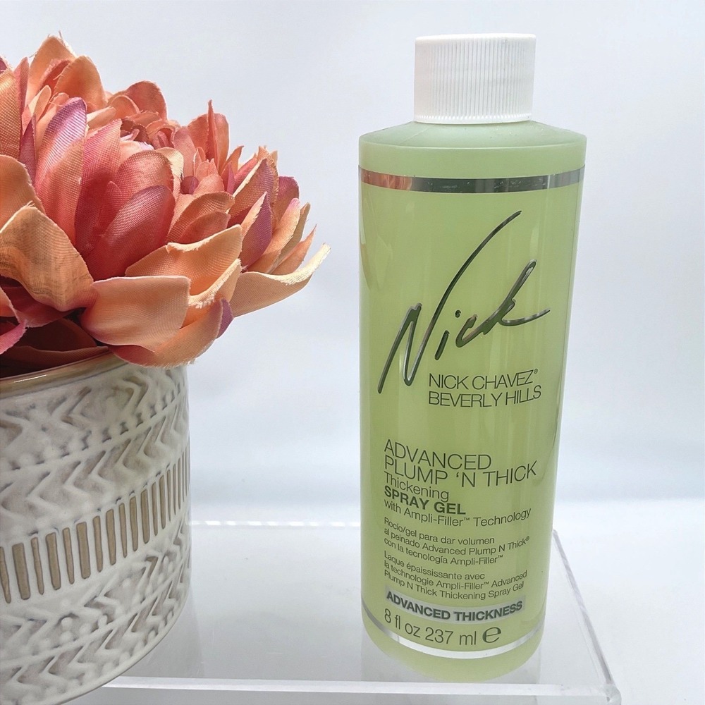 Nick Chavez Beverly Hills Advanced‎ Plump N Thick Thickening Spray Gel 8 oz NEW